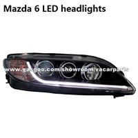 2007 Mazda 6 Bixenon Projector LED Headlights