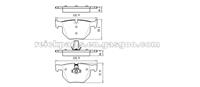 BMW 525i BMW 525xi BMW 528i BMW 528xi BMW 530i BMW 530xi BMW 535i BMW 535xi BMW X3 BMW X5 BMW X6 Brake Pad D1042 D1042-7427 FDB4067 FSL1748