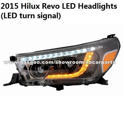 2015 Hilux Revo Bixenon Projector Lens LED Headlights