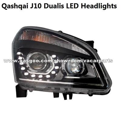 Qashqai J10 Dualis Bixenon Projector LED Headlights