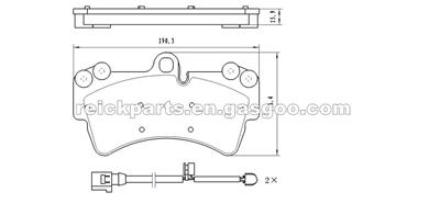 Audi Q7 Brake Pad Volkswagen Touareg Brake Pad Porsche Cayenne Brake Pad D1014 D977 7878-D1014 7878-D977 D1014-8366 GDB1548