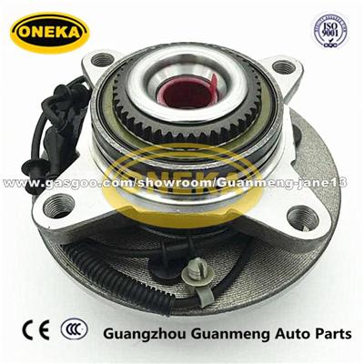 [ONEKA ] 4L34-2B663AC 515046 BR930455 SP550212 Front Wheel Hub Bearing For Ford F-150 2004 2005 4WD, 6 Stud Hub Assembly