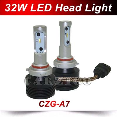 CZG-A7 led headlight bulbs H1/H3/H7/H8/H9/H11/9005(HB3)/9006(HB4)/9012,H4 64W 4800lm led headlight kit 6000K led head light