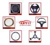 Fashionable customized real leather steering wheel cover with dubai car accessories