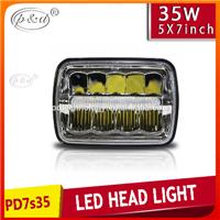 factory supplier 5 x 7 Inch Square Led Headlight,High/Low Beam With Parking Light
