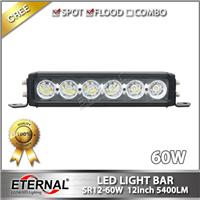 
60W led work light bar lamp for car automotive 4x4 vehicle tree loader snow truck crawler trailer tractor lamp
