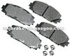 BRAKE PAD A-714K AN-764K DB1820 DB2159 LP2006 LP2135 D1184 D2252 D2315 PF-1508 PF1567 1224.10 SP1377 2434701 GDB3459 GDB4173 24451