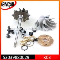 Aftermarket 12 month warranty turbocharger turbine wheel