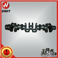 
Truck engine parts 6D24 6D24T Forged Steel or Cast Crankshaft
