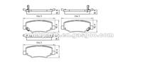 Dodge Nitro Brake Pad Jeep Wrangler Jeep Liberty Brake Pad D1274 D1274-8390 8390-D1274 GDB4145 DB2003