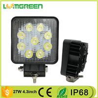 
2017 Hot sale 27W 4inch Flood Spot Square LED Work Light Offroad Driving light for DRL SUV Truck 4WD
