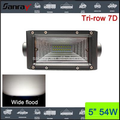 Hot sell 3 row flood beam camping jeep off road car 7D LED Light Bar