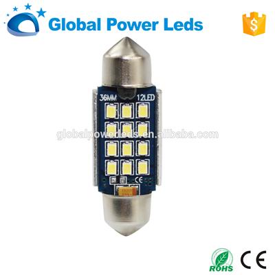 2016SMD canbus 36MM led festoon bulb with Tantalum capacitors