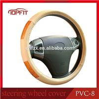 
PU PVC MICRO FIBER LEATHER high quality car steering wheel cover, car wheel cover,customized steering wheel cover heated
