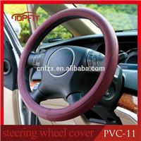 
Hey Factory 13inch 14inch 15inch Steering Wheel Cover Best Selling High Quality Anti-sweeting PVC steering wheel cover
