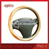 
Newest Design PVC Steering wheel cover The Anime Car Steering Wheel Cover PU leather steering wheel cover genuine leather type
