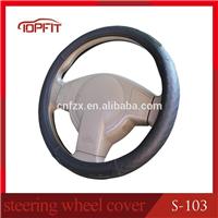 
2016 genuine leather auto steering wheel cover for car steering wheel 14 inch size
