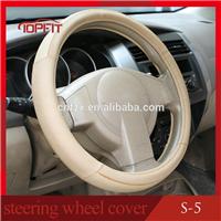 
Latest Guangzhou new design cowhide genuine leather steering wheel cover
