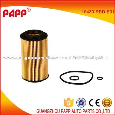 Hot Sales Oil Filter For HONDA OE: 15430-RBD-E01