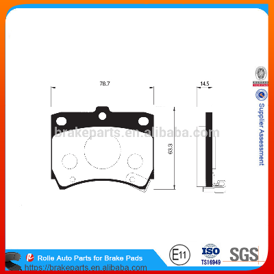 D3025 Advanced Hi Quality Auto Brake Pads for Car Brake System Gic Brake Pad With good Price