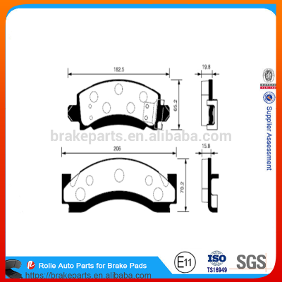 SP1306 Wholesale Brake Pads Ceramic MDB1791 7081-D149 Brake Pads Production Line