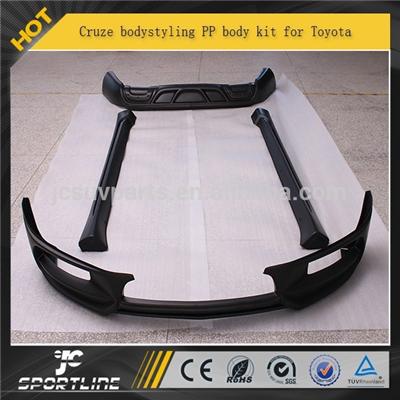 PP body kit for Chevy Cruze bodystyling(Front bumper side skirts ,rear bumper)