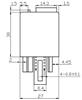 French series models auto air conditioner parts 4pin 12v 40a auto relay