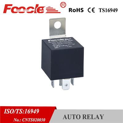 auto parts waterproof relay 12v 1a 40a black shell