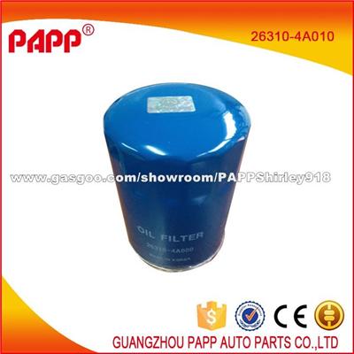 Hot Sales Oil Filter For HYUNDAI / KIA OE: 26310-4A010