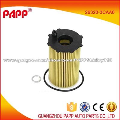 Hot Sales Oil Filter For HYUNDAI / KIA OE: 26320-3CAA0