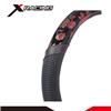 Superior Synthetic Leather Sporty Curves Durable Thick Anti-Slip Universal Car Steering Cover 15 Inch For Car bus truck
