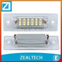 Canbus ,Emark Approved Of 18SMD LED License Plate Ligh For VW Touran 09 ,2 Years Warranty