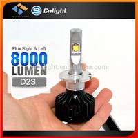 CHINA 2016 Yike Cnlight 12V 8000lm 5000K Car d4s led head lights conversion 43WXHP50