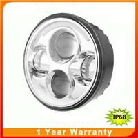 5.6" Round 40W Hi/Lo Beam LED H4 Motorcycle Headlight Auto 5 3/4 Headlamp Type Accessories for Harley