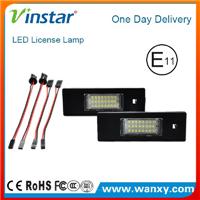 E-approval E87 E63 E85 E81 LED license number lamp for white E87 led license plate lamp