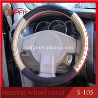 
Guangzhou factory Design your steering wheel cover with genuine leather materials
