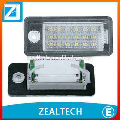 LED License plate Lamp strong canbus type license frame lamp LED light for Audi A3 8P A6 4F