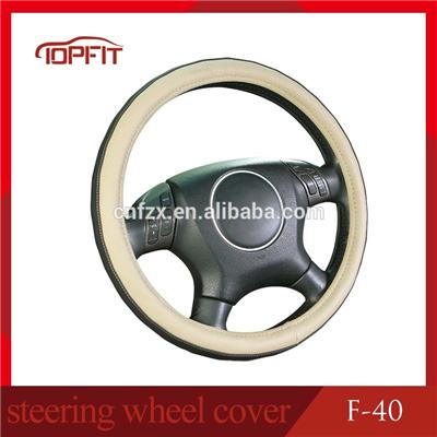 Durable emboss super fiber leather microfiber leather auto interior steering wheel cover