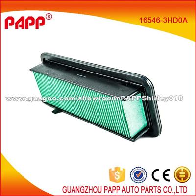 Air Filter-OE# 16546-3HD0A For NISSAN