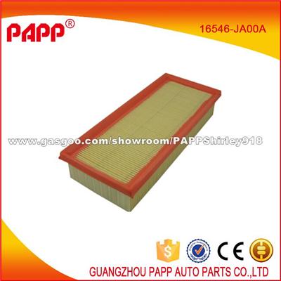 High Quality Car Air Filter 16546-JA00A For Auto Parts