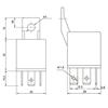 hot crampon the plastic bracket refrigeration power remote oil cut-off fixed JD1914 40a 12V auto relay