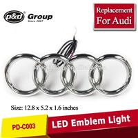 
IP 68 4D LED car Emblems, Auto Illuminated Logo, Front Car Grill Badge for Audi car
