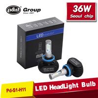 
Good selling CE ROHS S1 36w led headlight bulb h11,led car headlight kit,h11 led headlight bulb
