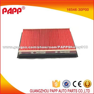 Car Auto Air Filter Replacement For Japanese Cars 16546-30P00