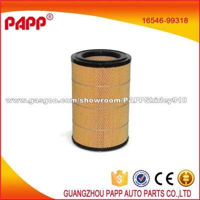 High Quality Material Diesel Engine Air Filter 16546-99318