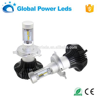 Super Bright 7G White Color 6500k 4000LM h4 led car headlight