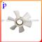 ISUZU auto parts, repuestos para isuzu CXZ 10PD1 Fan Blade (650-6), Part #. 1-13660224-0