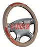 Genuine leather car steering wheel cover