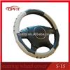 2016 factory Wholesale 13inch genuine leather car steering wheel cover