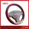unique genuine leather steering wheel cover with small medium large sizes for camary corrolla